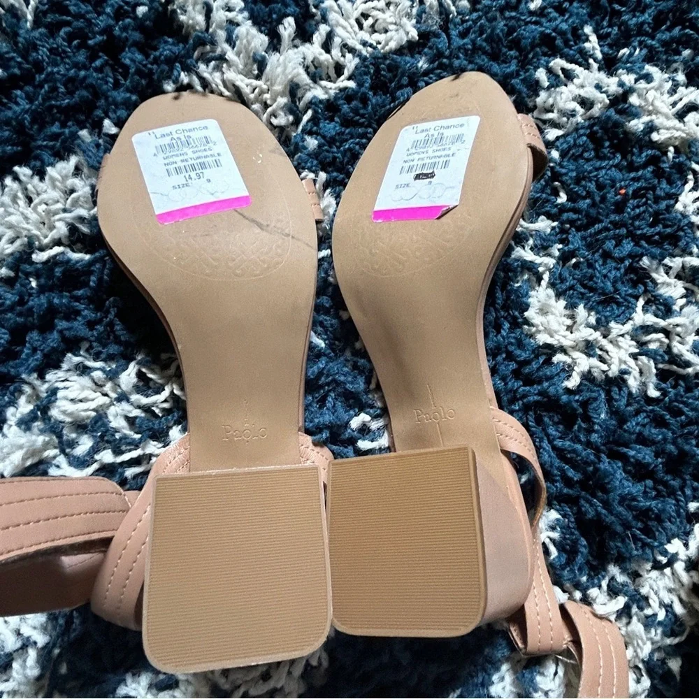 Paolo Tan Sandals with Ankle Strap - Picture 4 of 5